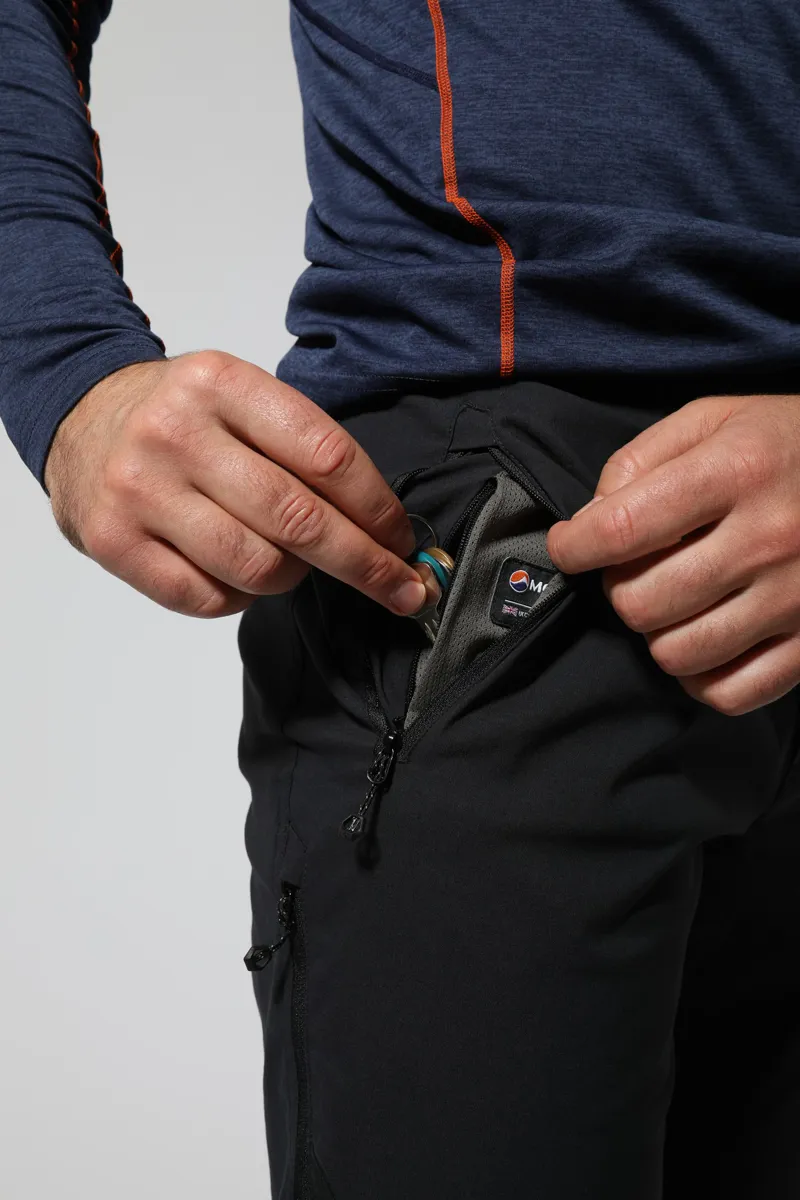 Montane Mens Terra Stretch Trousers - Regular Leg - Black-5